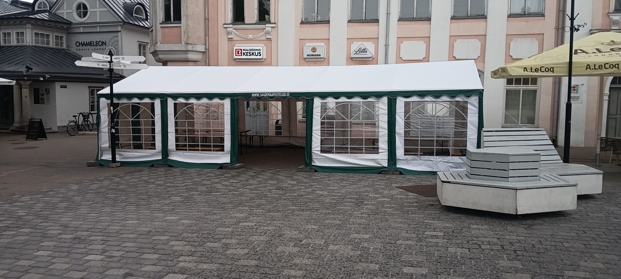 5x10m Peotelk (roheline/valge)